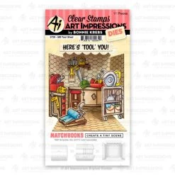 Art Impressions Matchbooks Stamp & Die Set + Tool Shed