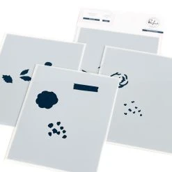 Pinkfresh Studio Stencils - With Love Layering