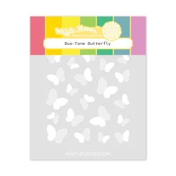 Waffle Flowers Waffle Flower - Duo-tone Butterfly Stencil Duo