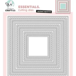 Studiolight Studio Light Cutting Dies Olaf Friendz Nested Squares Essentials Nr.690