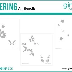 Gina K. Designs Gina K Designs - STENCIL- Create Friendship Layering Stencil