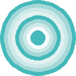 Honey Bee - Deckle Edge Circles - Honey Cuts