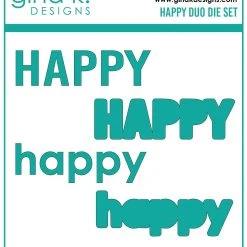 Gina K Designs - DIE- Happy Duo