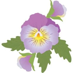 Honey Bee - Lovely Layers: Pansy - Honey Cuts