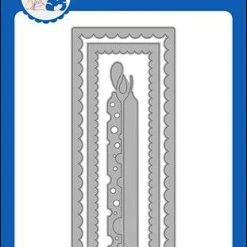 Whimsy Stamps - Slimline Birthday Scallops Die