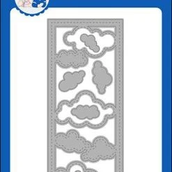 Whimsy Stamps - Slimline Clouds Die Set