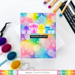 Waffle Flowers Waffle Flower - Bokeh Stencil Trio -Spellbinders Paper Arts Geschäft WFC202307 421283BokehStencilTrio5.25x6.5 Channin 1024x1024@2x