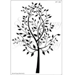 Sweet Poppy Stencil: Blissful