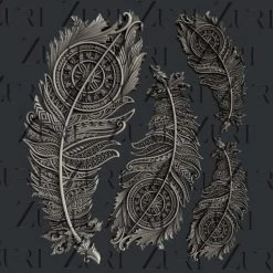 Zuri - Bohemian Feathers Set 2