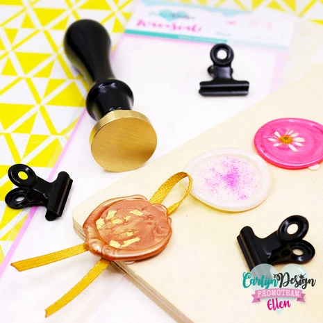 CarlijnDesign - Wax Seal Stamper 1 "Solid" 1 Inch 1 CarlijnDesign - Wax Seal Stamper 1 "Solid" 1 Inch