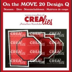 Crealies On The MOVE Design Q Achthoeken