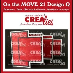 Crealies On The MOVE Design Q Squares