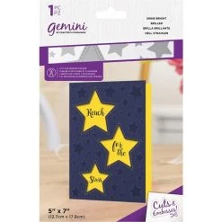 Crafters Companion Gemini Cut And Emboss Folder - Shine Bright