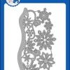 Whimsy Stamps - Elegant Snowflakes And Border Die