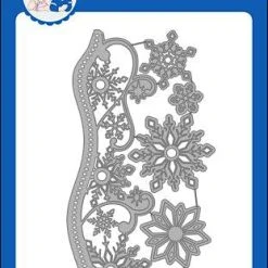 Whimsy Stamps - Elegant Snowflakes And Border Die
