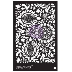 PRIMA MARKETING INC Finnabair Folk Florals 6x9 Inch Stencil