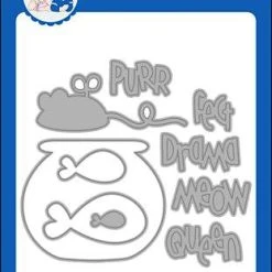 Whimsy Stamps - Kitty Cat Extras Die Set