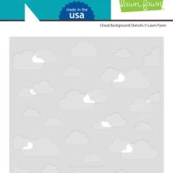 Lawn Fawn - Cloud Background Stencils (2pcs)
