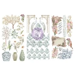 PRIMA MARKETING INC Prima Marketing - The Plant Department Rub-On Transfer Sheets (3pcs)