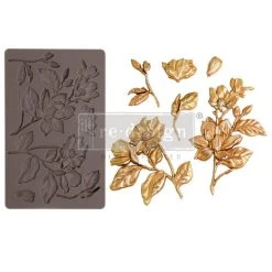 PRIMA MARKETING INC Prima Marketing Re-Design Mould - Magnolia Blooms 5x8 Inch Decor Mould