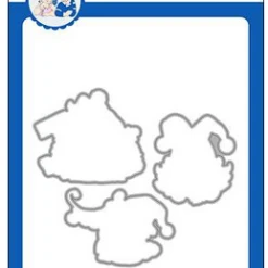 Whimsy Stamps - Gnome For Christmas Outlines Die Set