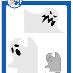Whimsy Stamps - Peeking Ghosts Die Set