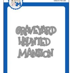 Whimsy Stamps - Haunted Word Die Set