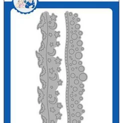 Whimsy Stamps - Bats And Bubbles Border Die Set