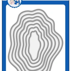 Whimsy Stamps - Wavy Nested Frames Die Set