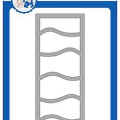 Whimsy Stamps - Slimline Waves Die