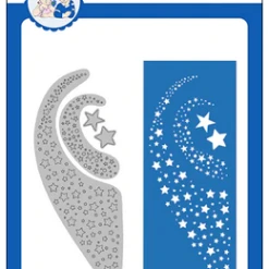 Whimsy Stamps - Stardust Swirl Die Set