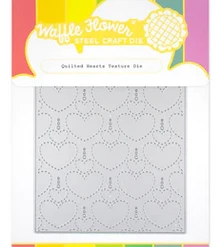 Waffle Flower - Quilted Hearts Texture Die