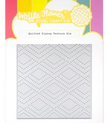 Waffle Flower - Quilted Zigzag Texture Die