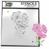 Inkon3 - My Sweet Petunia 3 Layer 6x6 Stencil