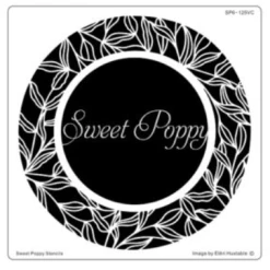 Sweet Poppy Stencil: Twisted Vine Aperture Circle