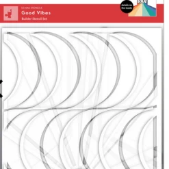 Alternew Altenew - Good Vibes Stencil Set (3 In 1)