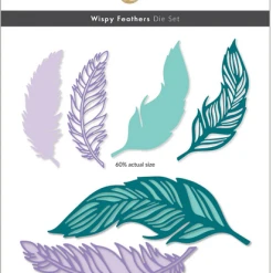 Alternew Altenew - Wispy Feathers Layered Die Set