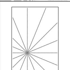 Simple And Basic A6 Sunrays Cutting Dies