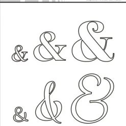Simple And Basic - Ampersand Cutting Dies