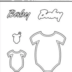 Simple And Basic - Baby Onesie Cutting Dies