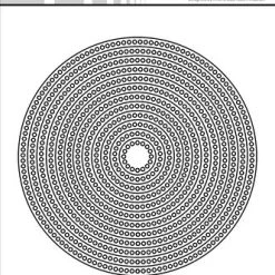 Simple And Basic Circle Edges Circle Cutting Dies