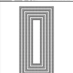 Simple And Basic Circle Edges Mini Slim Cutting Dies