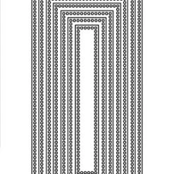 Simple And Basic Circle Edges Slimcard Cutting Dies