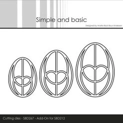 Simple And Basic - Easter Egg Cutting Dies