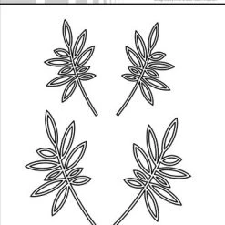 Simple And Basic - Leaves Outline Cutting Dies