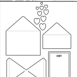 Simple And Basic Sweet Little Envelope Cutting Dies