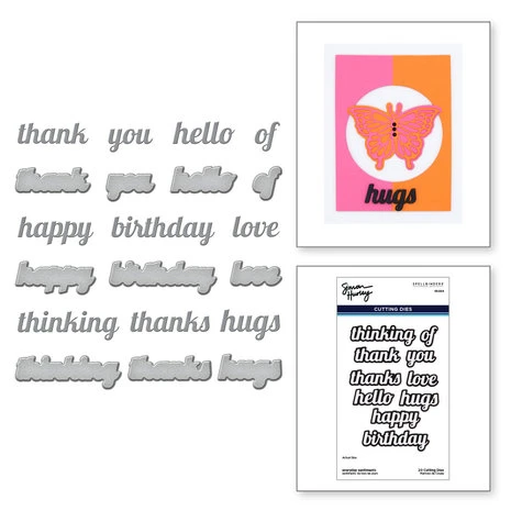 Spellbinders - Everyday Sentiments Etched Dies 1 Spellbinders - Everyday Sentiments Etched Dies