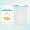 Spellbinders - Floral Hello Stencil And Die Bundle