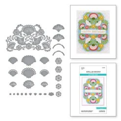 Spellbinders - Four Petal Bloom Reflection Etched Dies