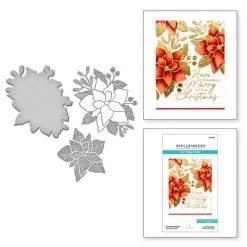 Spellbinders - Poinsettia Bloom Etched Dies